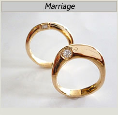 【K18の結婚指輪】栃木県宇都宮市Ｙ様･･･制作NO27083